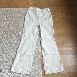 Free People High Rise Bootcut Women Jeans in Cream